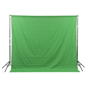 Zielone tło tekstylne GlareOne Green Screen Backdrop 3x3m