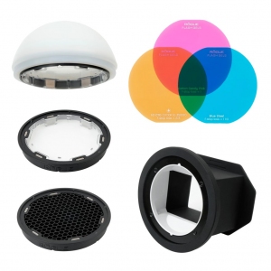 Zestaw kolorowych filtrów żelowych Rogue Flash + adapter Standard