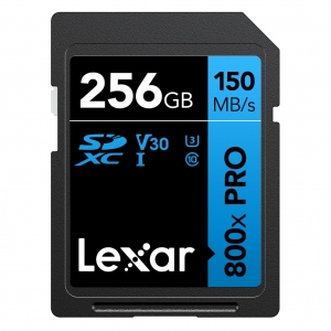 Karta pamięci Lexar SDXC Pro 800x UHS-I C10 (V10) U1 R150 256GB
