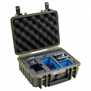 Walizka transportowa B&W outdoor.cases Typ 1000 do Insta360 X4 zielona