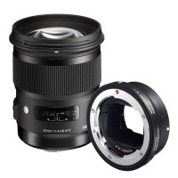 Obiektyw Sigma Art 50mm f/1,4 DG HSM Canon + konwerter MC-11