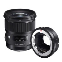 Obiektyw Sigma Art 24mm f/1,4 DG HSM Canon + konwerter MC-11