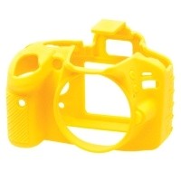 Osłona silikonowa easyCover do aparatu Nikon D3200 żółta