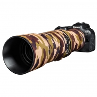 Neoprenowa osłona easyCover Lens Oak Canon RF 600mm f/11 IS STM kamuflaż brąz