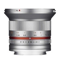 Obiektyw Samyang 12mm F2,0 Fuji X srebrny