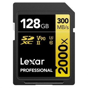 Karta pamięci Lexar SDXC Pro 2000x UHS-II U3 R300/W260 (V90) 128GB