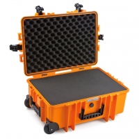 Walizka transportowa B&W outdoor.cases Typ 6700 SI z gąbką pomarańczowa