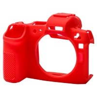 Osłona silikonowa easyCover do aparatów Canon EOS R/ Ra czerwona - WYSYŁKA W 24H