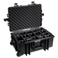 Walizka transportowa B&W outdoor.cases Typ 6700 RPD z przegrodami Czarna