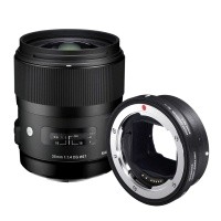 Obiektyw Sigma Art 35mm f/1.4 DG HSM Canon + konwerter MC-11