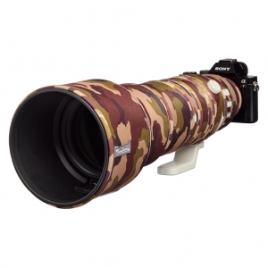 Neoprenowa osłona easyCover Lens Oak Sony FE 400-800mm F/6.3-8 G OSS kamuflaż brąz