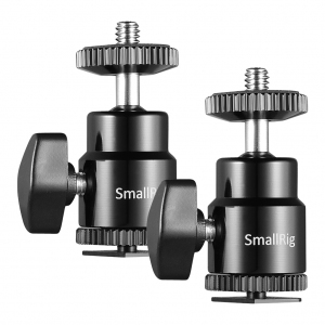 SmallRig 2059 Głowiczka kulowa z adapterem do zimnej stopki (2 szt.)