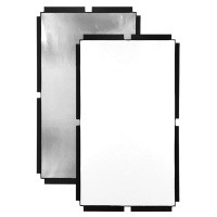 Materiał srebrny/biały do panelu Fomex Peri Bounce PFR1120