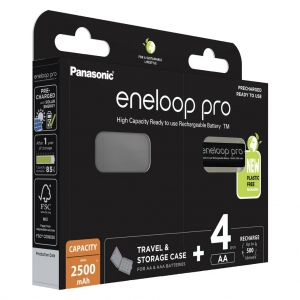 Akumulatorki Panasonic ENELOOP PRO R6/AA 2500mAh 4szt + BOX