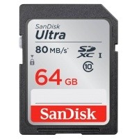 Karta pamięci SanDisk SDXC 64GB Ultra 80MB/s UHS-I Class 10