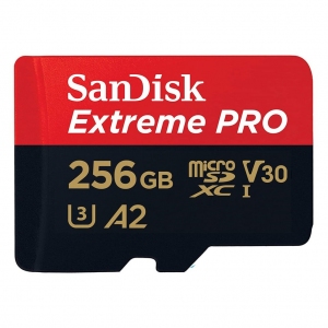 Karta pamięci SanDisk microSDXC 256GB Extreme Pro 200/140 MB/s A2 Class 10 V30 UHS-I U3