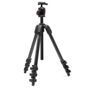 Manfrotto MK055CXPRO4-Q6T Statyw fotograficzny 055CXPRO4 Carbon Black z głowicą MHXPRO AS