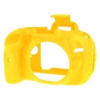 Osłona silikonowa easyCover do aparatu Nikon D5200 żółta
