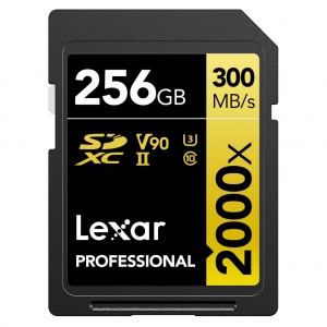 Karta pamięci Lexar SDXC Pro 2000x UHS-II U3 R300/W260 (V90) 256GB