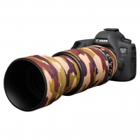 Neoprenowa osłona easyCover Lens Oak Sigma 100-400 f/5-6.3 DG OS HSM C kamuflaż brąz