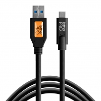 Tether Tools CUC3215-BLK - Przewód Pro USB 3.0 - USB-C 4,6m czarny