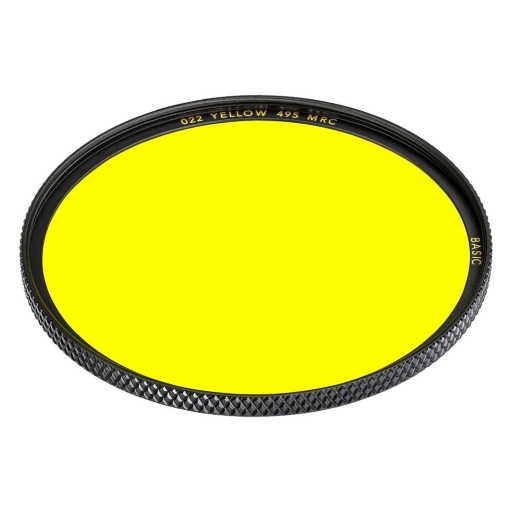 Filtr żółty B+W Basic 022 Yellow 495 MRC 49mm