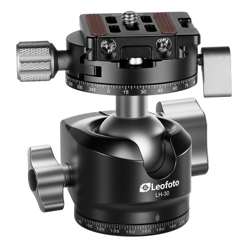 Leofoto LH-30R+NP-50 Niskoprofilowa głowica kulowa z adapterem panoramicznym