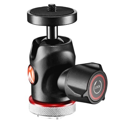 Manfrotto MH492LCD-BH - Głowica kulowa z mocowaniem do sanek lampy