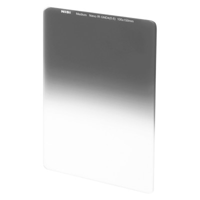 Filtr połówkowy szary średni NiSi 100x150mm Nano IR GND4 (0.6) Medium