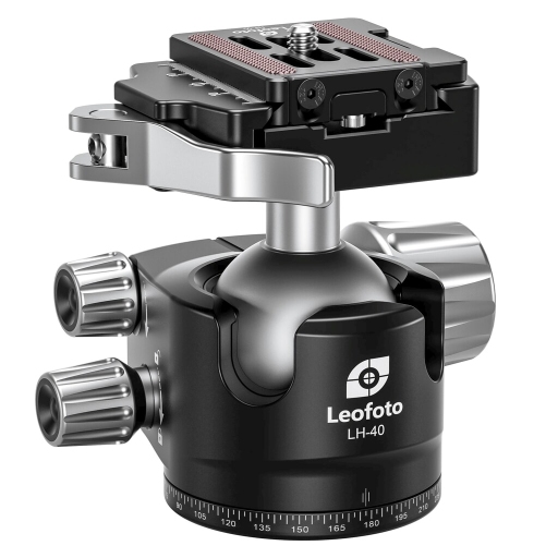 Leofoto LH-40LR+NP-50 Niskoprofilowa głowica kulowa z zaciskiem dźwigniowym - WYSYŁKA W 24H