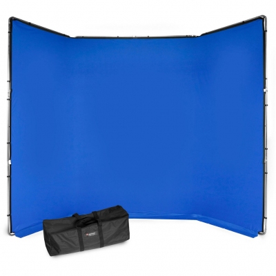Manfrotto MLBG4301KB - Tło panoramiczne Chroma Key FX 4x3m niebieskie