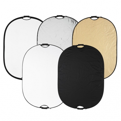 Blenda owalna z uchwytem 5w1 Quadralite 120x90cm