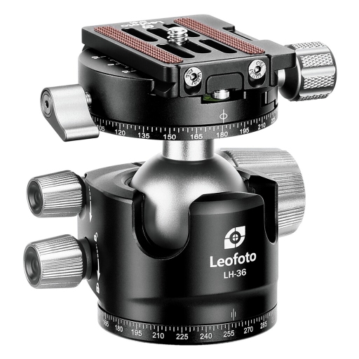 Leofoto LH-36R+NP-50 Niskoprofilowa głowica kulowa z adapterem panoramicznym