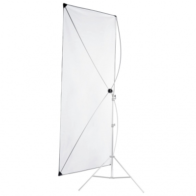 Fomei FY3586 - Tło składane 140 x 220cm czarno-białe