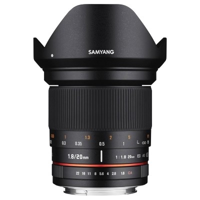 Obiektyw Samyang 20mm F1.8 ED AS UMC Canon
