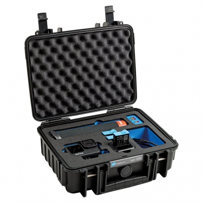 Walizka transportowa B&W outdoor.cases Typ 1000 do GoPro Hero 9 czarna - WYSYŁKA W 24H