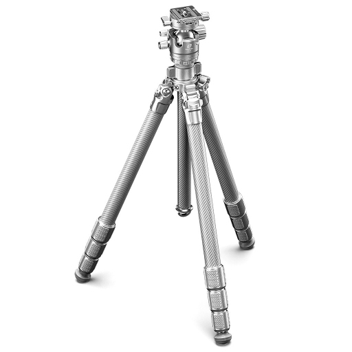 Leofoto LG-324C+LH-40R Silver - Statyw fotograficzny Gabriel LG-324C z głowicą LH-40R