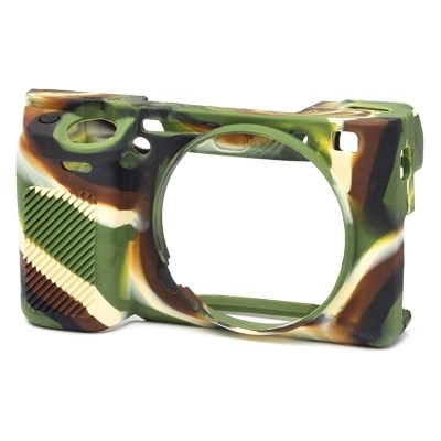 Osłona silikonowa easyCover do aparatu Sony A6400/ A6300/ A6000 kamuflaż - WYSYŁKA W 24H