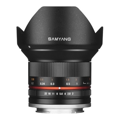 Obiektyw Samyang 12mm F2,0 Fuji X czarny