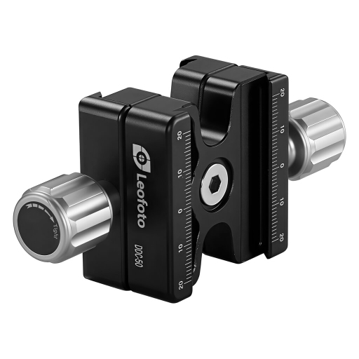 Leofoto DDC-50 Podwójny zacisk śrubowy Arca-Swiss