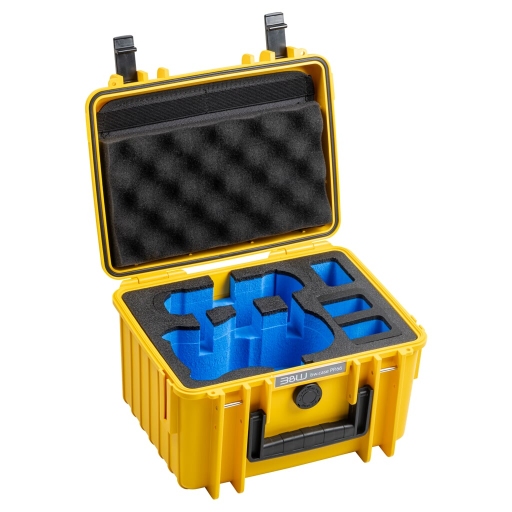 Walizka transportowa B&W outdoor.cases Typ 2000 do DJI Mini 5 PRO żółta