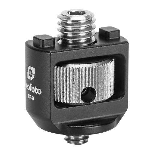Leofoto CF-9 Adapter antyrotacyjny 3/8 cala - gwint męski 1/4 cala