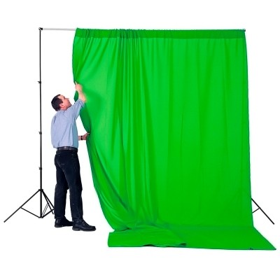 Lastolite LL LC5881 - tło Lastolite Chromakey Green Screen 3x7m