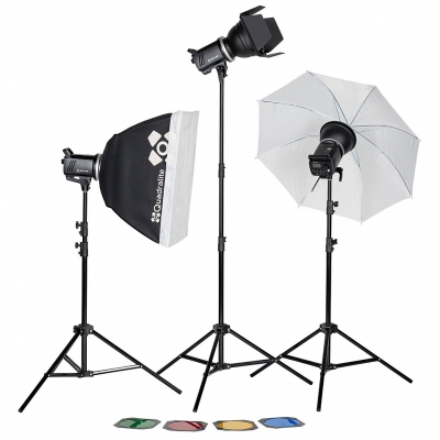 Zestaw lamp błyskowych Quadralite Up! X 700