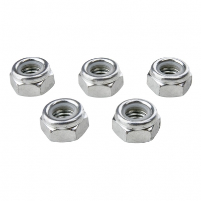 Kupo KS-176 Zestaw pięciu nakrętek 3/8 cala Hexagon Nylon Locking Nut