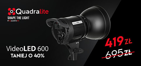 Quadralite Video LED 600 40% taniej