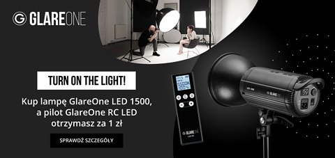 Promocja GlareOne LED 1500 + pilot RC za złotówkę