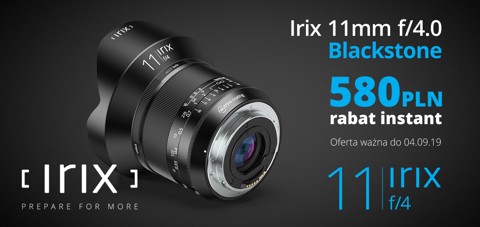 Promocja Irix 11mm Blackstone