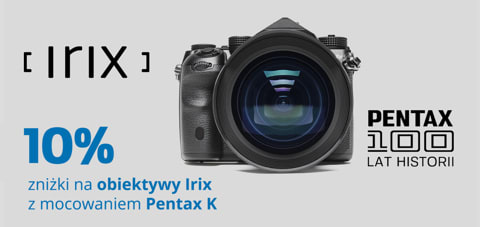 Promocja Irix na 100-lecie Pentax