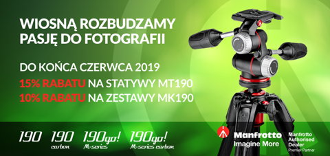 Promocja wiosenna Manfrotto